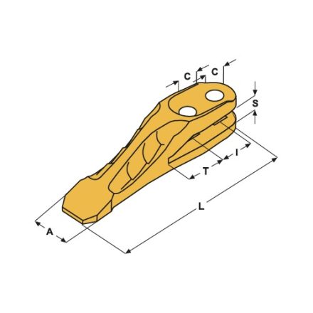 JCB erősített villás ásóköröm