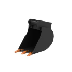   300 mm széles mélyásó kanál 3 körömmel, MS03 felfogatással, 3,8 - 5,5 tonnás kotrógépre